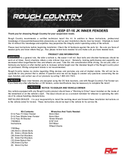 Installation Manual